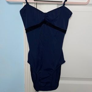Blue Velvet Leotard